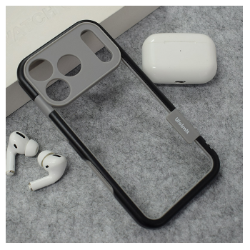 Maska Wallnut Bumper za iPhone 17 Pro crna