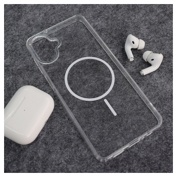 Maska Mag Case Clear Slim za Samsung A07/ A075F/ A08/ A085F bela