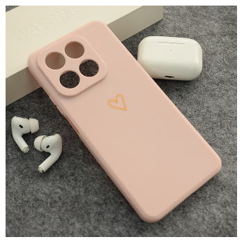 Maska Golden Heartbeat za Honor 400 Smart/ X7d roze
