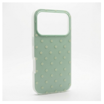 Maska Candy Dots za iPhone 17 Pro tirkiz