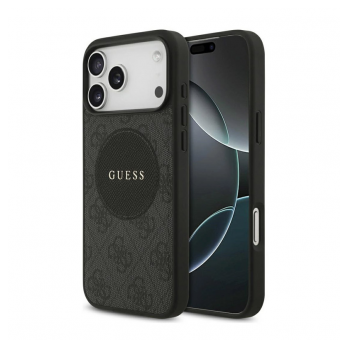 Maska Guess 4G Circle Classic Logo MagSafe za iPhone 17 Pro Max/ 18 Pro Max crna