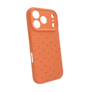 Maska Cute Heart za iPhone 17 Pro/ 18 Pro narandzasta