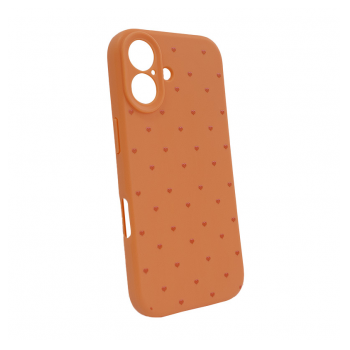 Maska Cute Heart za iPhone 17 narandzasta