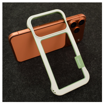 Maska Wallnut Candy Bumper za iPhone 17 Pro Max bela