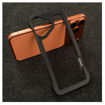 Maska Wallnut Candy Bumper za iPhone 17 crna