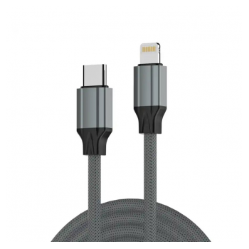 Kabel LDNIO LC441I 30w Type-C na iPhone Lightning sivi 1m