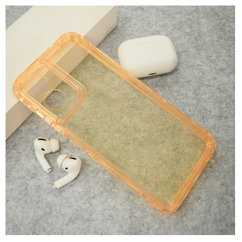 Maska Color Transparent za Motorola G06 narandzasta