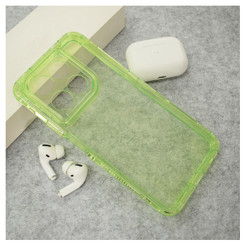 Maska Color Transparent za Honor 400 Smart/ X7d zelena