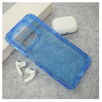 Maska Color Transparent za Honor 400 Smart/ X7d plava