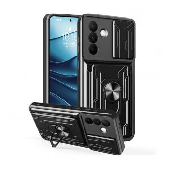 Maska Titan Ring Wallet za Samsung A37 5G/ A376B crna