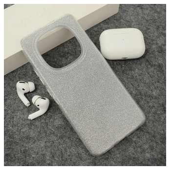 Maska Crystal Dust za Xiaomi Redmi Note 15 Pro 4G (EU) srebrna