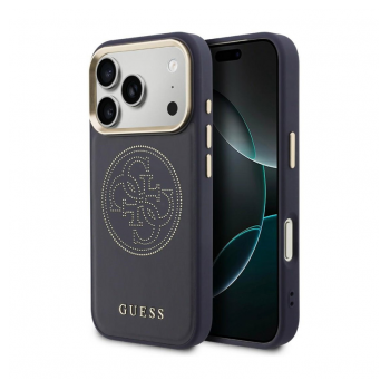 Maska Guess Perforated 4G MagSafe za iPhone 17 Pro Max/ 18 Pro Max tamno plava