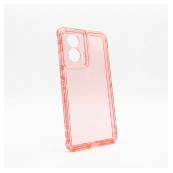 Maska Color Transparent za Motorola Edge 50 Fusion/ Moto G96 roze