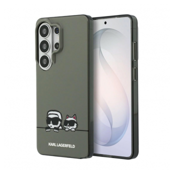 Maska Karl Lagerfeld IML Peekaboo Karl&Choupette MagSafe za Samsung S26 Ultra/ S948B crna