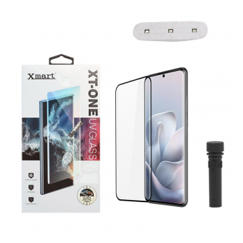 Zastitno staklo XMART UV Glue Full Cover + lampa za Motorola Edge 70 Fusion