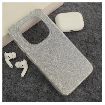 Maska Crystal Dust za Xiaomi Redmi Note 15 Pro Plus srebrna