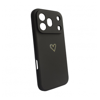 Maska Golden Heartbeat za Honor 600 Pro crna