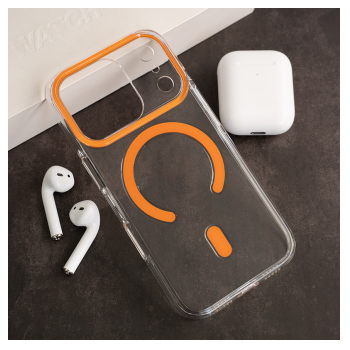 Maska Berlia Sheen Mag Case za iPhone 18 Pro narandzasta