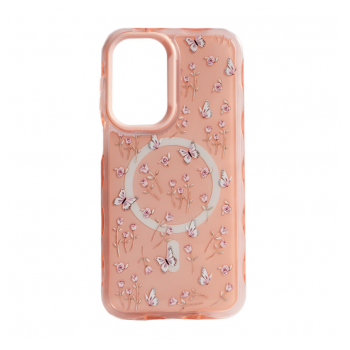 Maska Mag Case Floral Series za Samsung A27 5G/ A276B pink