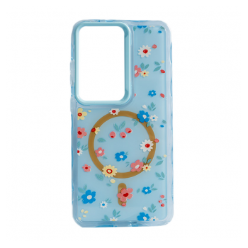 Maska Mag Case Floral Series za Samsung S26 Ultra/ S948B plava