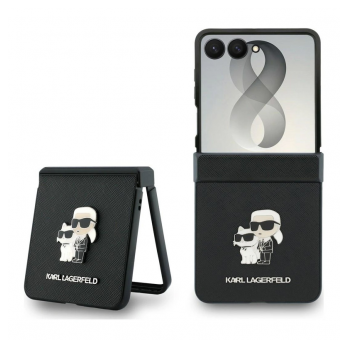 Maska Karl Lagerfeld Karl&Choupette Pins za Samsung Galaxy Z Flip 8/ F776B crna
