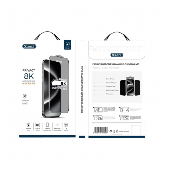 Zastitno staklo XMART 8K Privacy za Samsung Galaxy Z Fold 8/ F971B (prednje staklo)