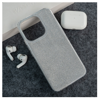Maska Crystal Dust za Xiaomi Redmi Note 17 4G (EU) srebrna
