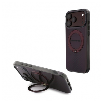 Maska AMG IML Double Layer Urban Line Ring Stand MagSafe za iPhone 17 Pro Max/ 18 Pro Max bordo