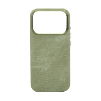 Maska XMART Mag Case Alcantara za iPhone 17 Pro/ 18 Pro zelena