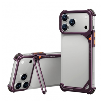 Maska Titanium Edge Bumper za iPhone 17 Pro/ 18 Pro bordo